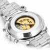 D_NQ_NP_2X_885606-MLU31384184908_0 FORSINING Reloj de pulsera automático impermeable con pulsera de acero inoxidable para hombre.