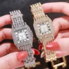 D_NQ_NP_2X_901418-CBT75912214893_04202 Reloj de Mujer Cuadrado Con Diamantes de Imitación
